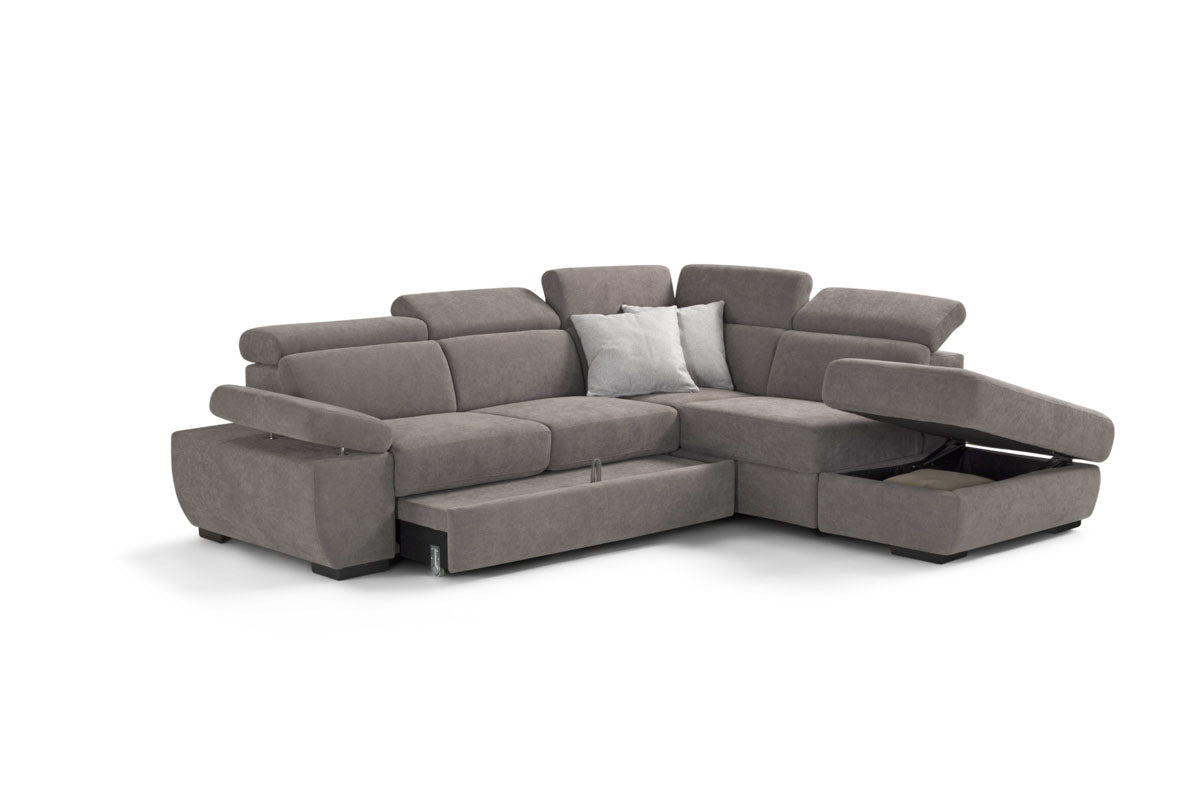 DOMI - ANGOLO TERMINALE CON POUF CONTENITORE Immagine principale del prodotto