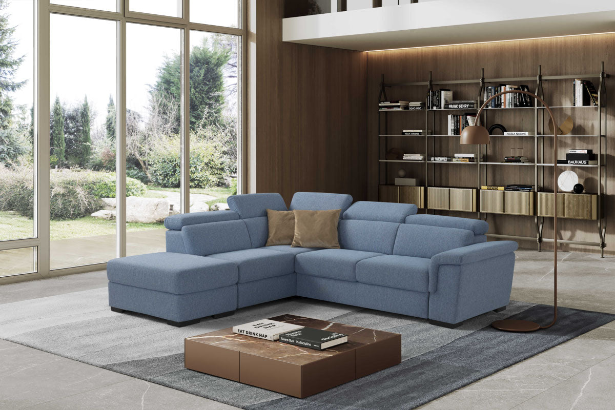 KECCO - ANGOLO TERMINALE CON POUF CONTENITORE Immagine secondaria del prodotto