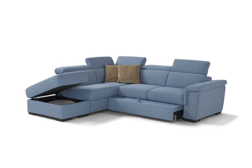 KECCO - ANGOLO TERMINALE CON POUF CONTENITORE