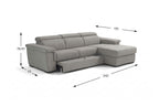 NICO - CHAISE LONGUE FISSA