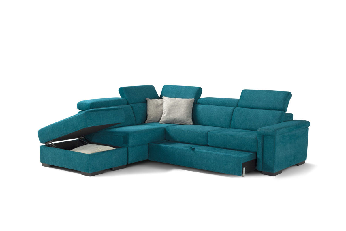 VINCY - ANGOLO TERMINALE CON POUF CONTENITORE Immagine principale del prodotto